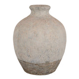 Modern European furniture - Rustic Concrete Ribbed Vase - www.oroa.com