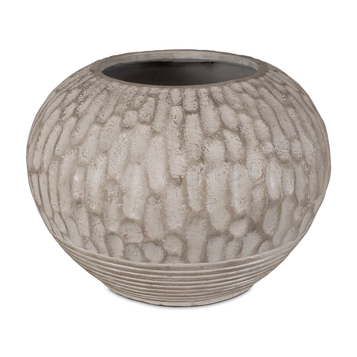 Modern European furniture - Carved Terracotta Planter - www.oroa.com