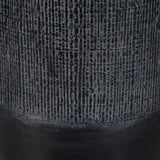 Modern European furniture - Black Terracotta Fabric Vases (2) - www.oroa.com