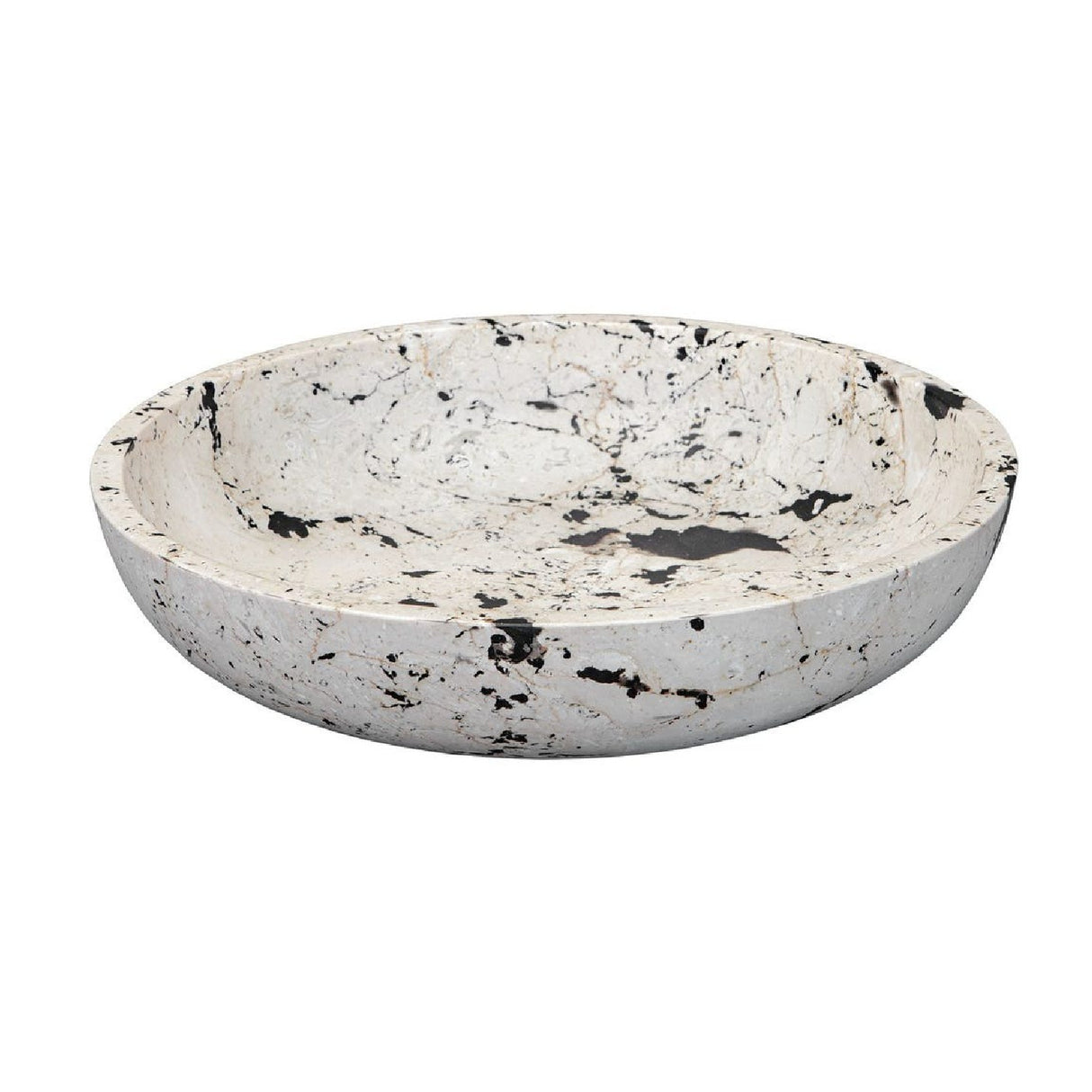 White Limestone Indoor/Outdoor Bowl | Uttermost Nouveau - www.oroa.com