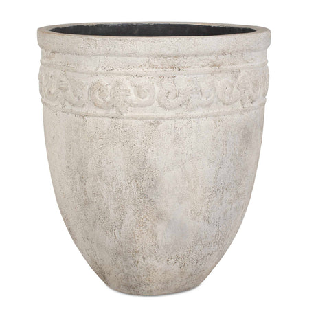Modern European furniture - Carved Concrete Indoor/Outdoor Planter - www.oroa.com