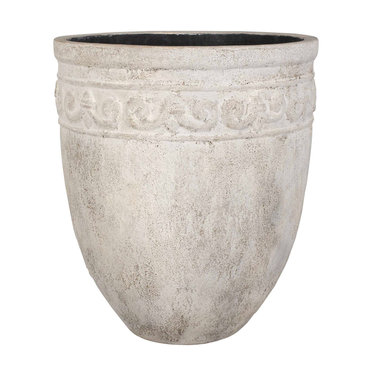 Modern European furniture - Carved Concrete Indoor/Outdoor Planter - www.oroa.com