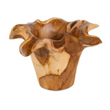 Teak Wavy Indoor/Outdoor Bowl | Uttermost Flow