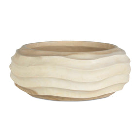 Modern European furniture - Bleached Suar Wood Bowl - www.oroa.com