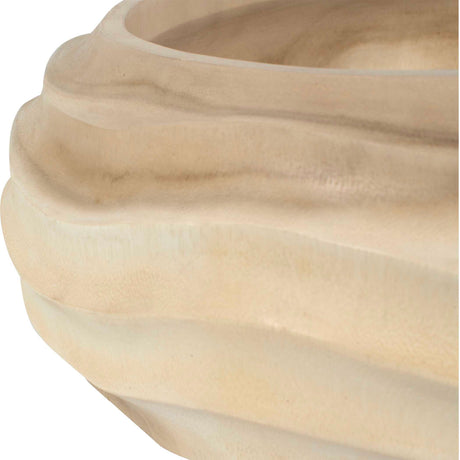 Modern European furniture - Bleached Suar Wood Bowl - www.oroa.com