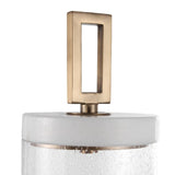 Seeded Glass Cylindrical Containers (2) | Uttermost Hayworth