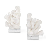 White Coral Inspired Bookends (2) | Uttermost Charbel - www.oroa.com