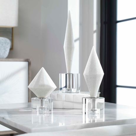 Modern European furniture - Diamond Man-Made Stone Decorative Objects (3) - www.oroa.com
