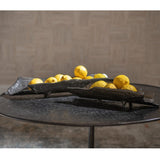 Black Aluminum Organic-Shaped Trays (2) | Uttermost Caryn - www.oroa.com