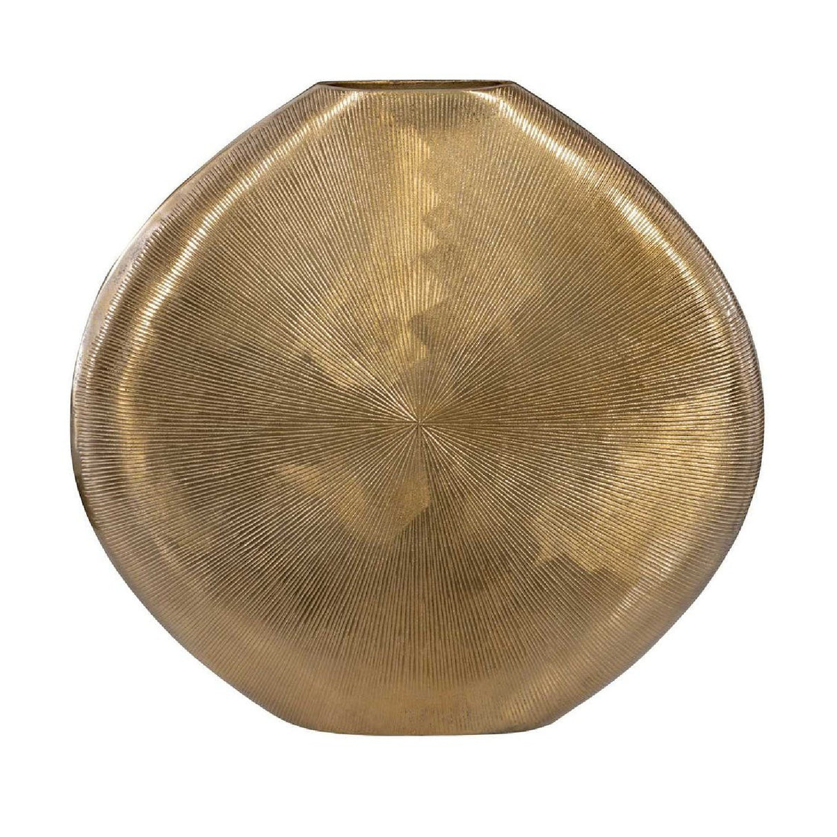 Gold Ribbed Vase | Uttermost Gretchen - www.oroa.com