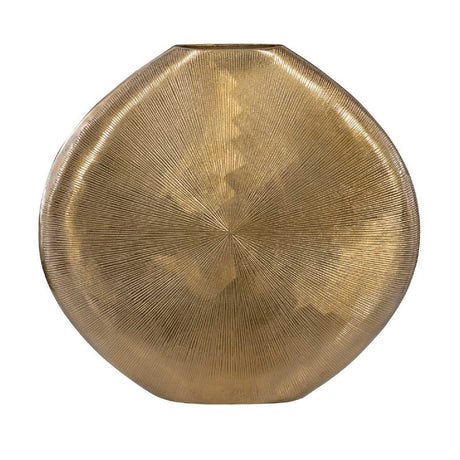 Gold Ribbed Vase | Uttermost Gretchen - www.oroa.com