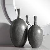 Marbled Black Ceramic Vases (2) | Uttermost Riordan - www.oroa.com