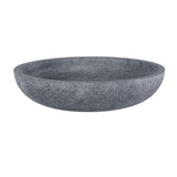 Modern European furniture - Gray Lava Stone Indoor/Outdoor Bowl - www.oroa.com