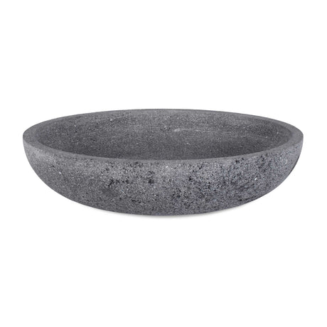 Modern European furniture - Gray Lava Stone Indoor/Outdoor Bowl - www.oroa.com