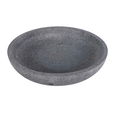 Modern European furniture - Gray Lava Stone Indoor/Outdoor Bowl - www.oroa.com