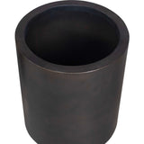 Modern European furniture - Bronze Cylindrical Indoor/Outdoor Planters (2) - www.oroa.com
