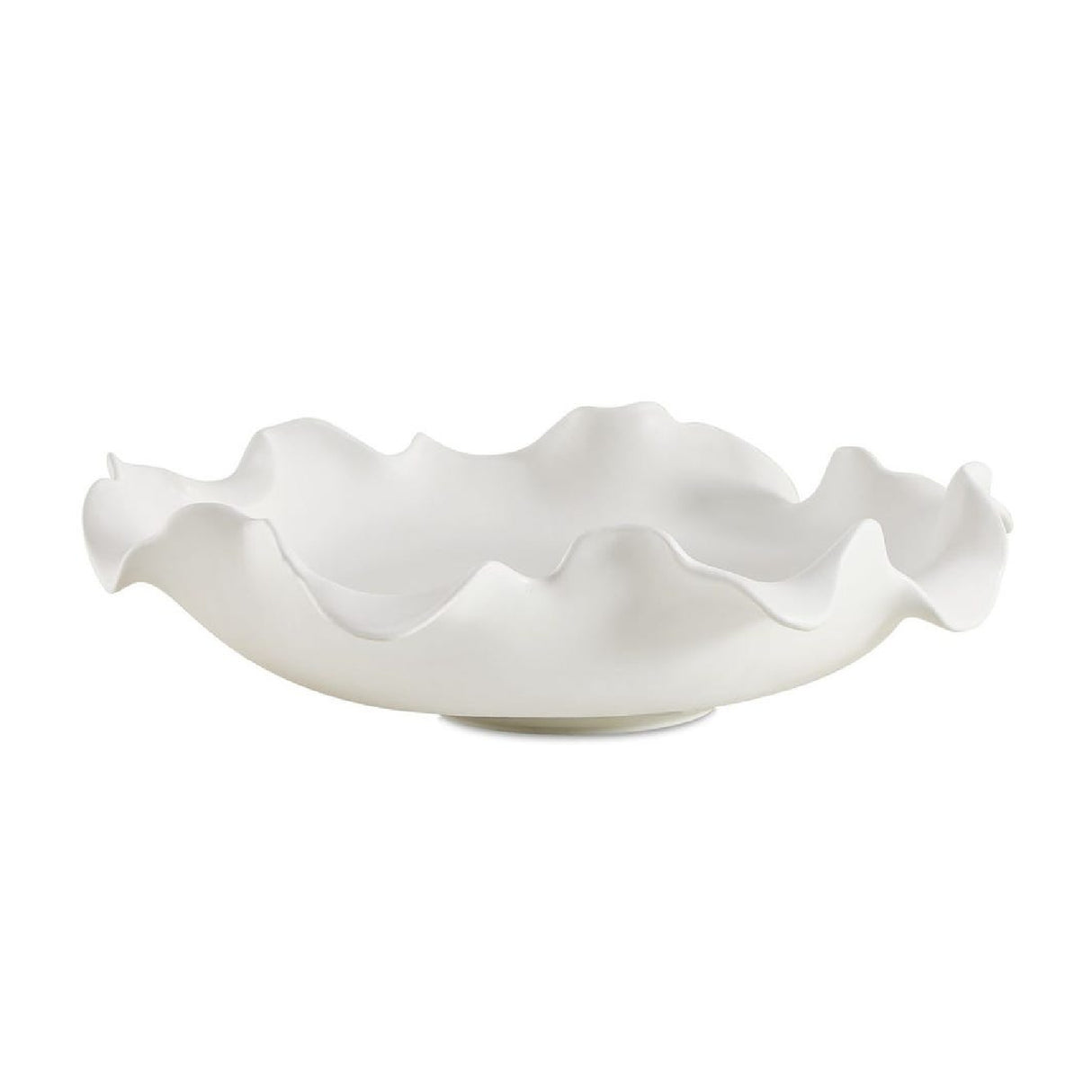 Organic-Shaped Ceramic Indoor/Outdoor Bowl | Uttermost Wave Crest - www.oroa.com