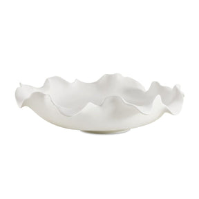 Organic-Shaped Ceramic Indoor/Outdoor Bowl | Uttermost Wave Crest - www.oroa.com