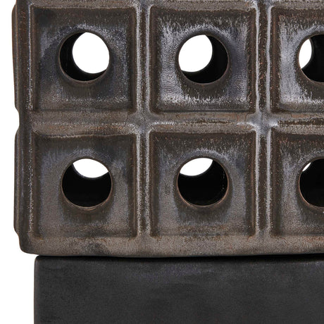 Modern European furniture - Earthenware Indoor/Outdoor Lantern Candleholder - www.oroa.com