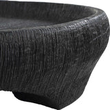 Modern European furniture - Black Textured Indoor/Outdoor Bowl - www.oroa.com