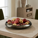 Pitted Earthenware Indoor/Outdoor Bowl | Uttermost Stardust Ripple