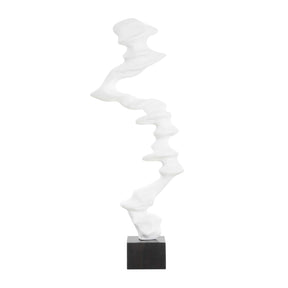 Modern European furniture - White Abstract Indoor/Outdoor Sculpture - www.oroa.com