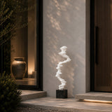 Modern European furniture - White Abstract Indoor/Outdoor Sculpture - www.oroa.com