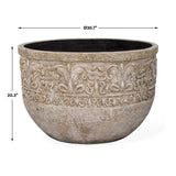 Embossed Stone-Like Indoor/Outdoor Planter | Uttermost Regalia - www.oroa.com