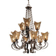 Handmade Glass 9-Light Chandelier | Uttermost Vetraio - www.oroa.com