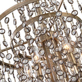 Crystal Cascade 6-Light Chandelier | Uttermost Valka