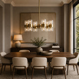 Glass Cylinders 12-Light Chandelier | Uttermost Marinot