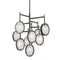 Bronze Framed Glass Chandelier | Uttermost Maxin - www.oroa.com