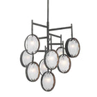 Bronze Framed Glass Chandelier | Uttermost Maxin - www.oroa.com