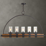 Seeded Glass 5-Light Island Lamp | Uttermost Atwood - www.oroa.com