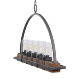 Seeded Glass 5-Light Island Lamp | Uttermost Atwood - www.oroa.com