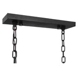 Black Framed 6-Light Island Lamp | Uttermost Jarsdel