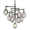 Bronze Framed Glass Chandelier | Uttermost Maxin - www.oroa.com