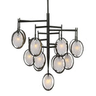 Bronze Framed Glass Chandelier | Uttermost Maxin - www.oroa.com