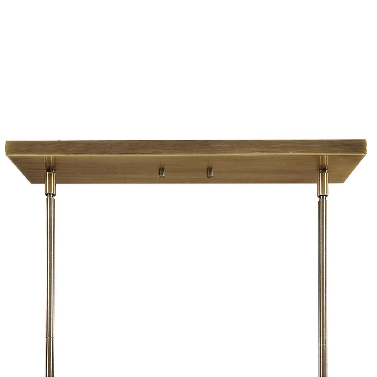 Frosted Glass 3-Light Linear Chandelier | Uttermost Brookdale - www.oroa.com
