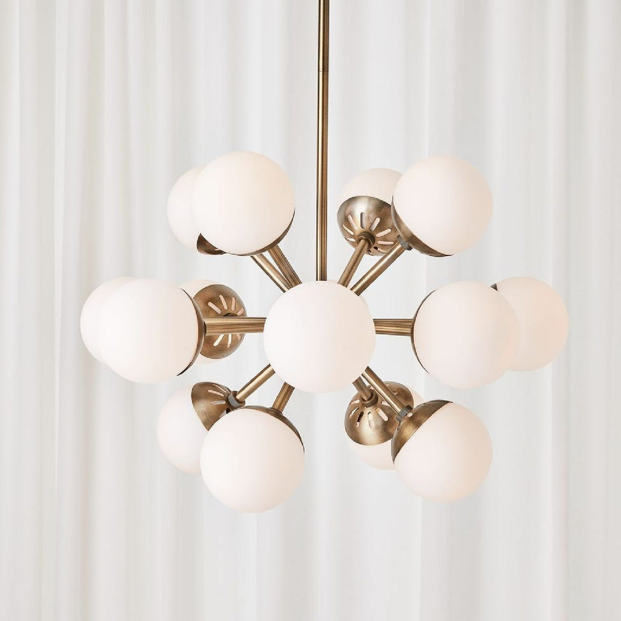 Opal Globes Sputnik Chandelier | Uttermost Droplet - www.oroa.com