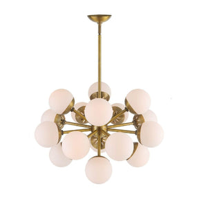 Opal Globes Sputnik Chandelier | Uttermost Droplet - www.oroa.com