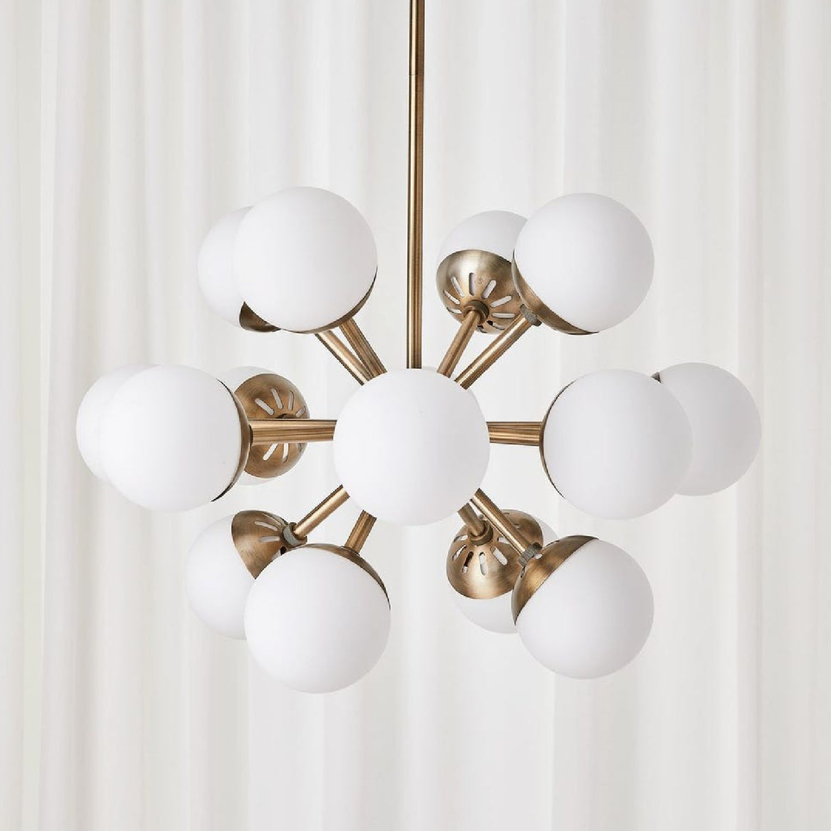 Opal Globes Sputnik Chandelier | Uttermost Droplet - www.oroa.com