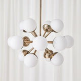Opal Globes Sputnik Chandelier | Uttermost Droplet - www.oroa.com