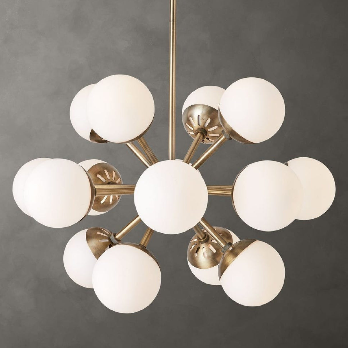 Opal Globes Sputnik Chandelier | Uttermost Droplet - www.oroa.com