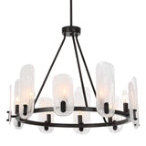 Oval Glass 10-Light Chandelier | Uttermost Ellipse
