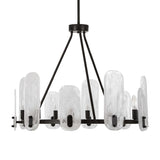 Oval Glass 10-Light Chandelier | Uttermost Ellipse