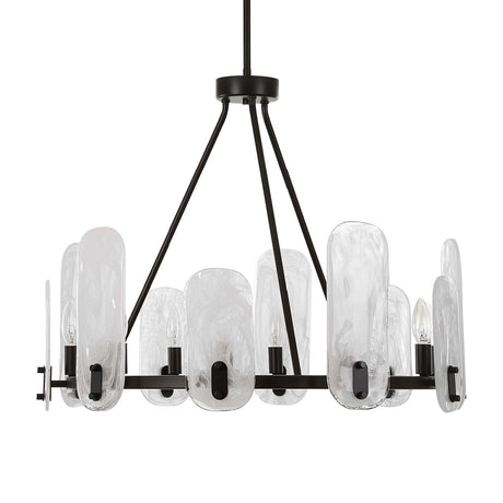 Oval Glass 10-Light Chandelier | Uttermost Ellipse