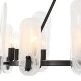 Oval Glass 10-Light Chandelier | Uttermost Ellipse
