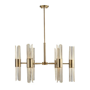Cutout Brass 12-Light Chandelier | Uttermost Cret - www.oroa.com
