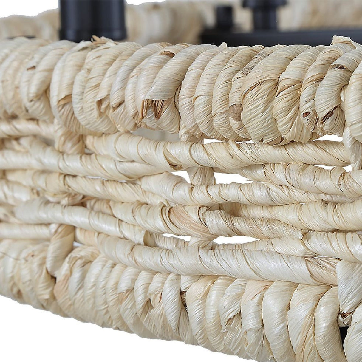 Woven Rattan Ring 8-Light Chandelier | Uttermost Faiyam